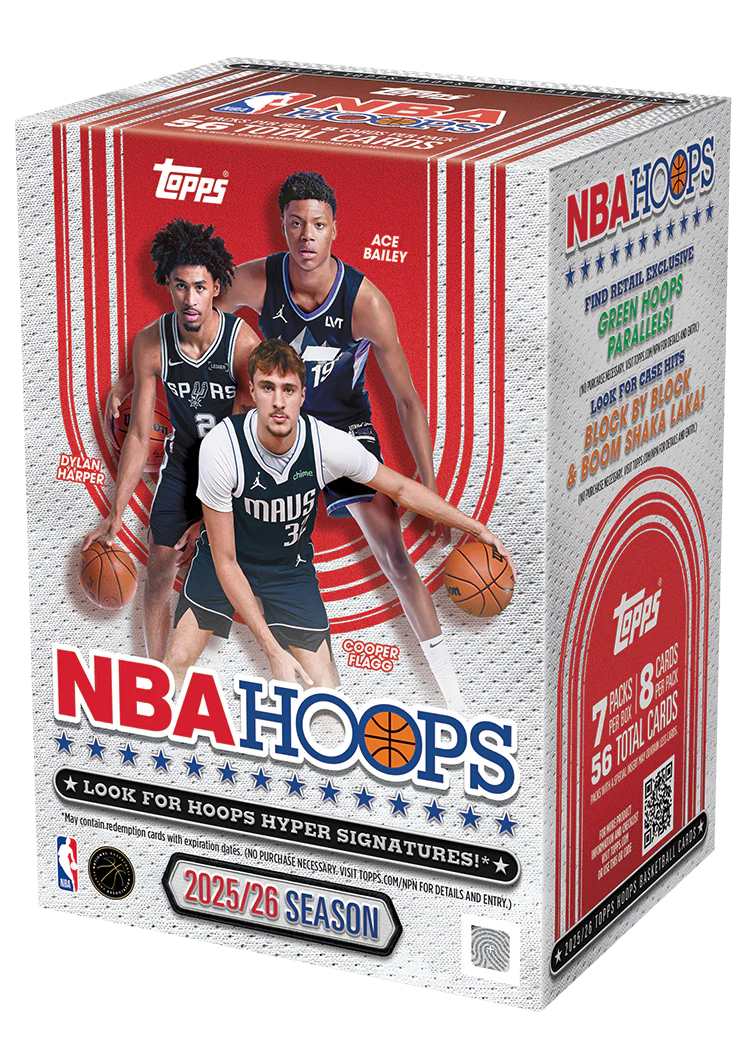 2025/26 Topps NBA Hoops Basketball Blaster Box – Amcards