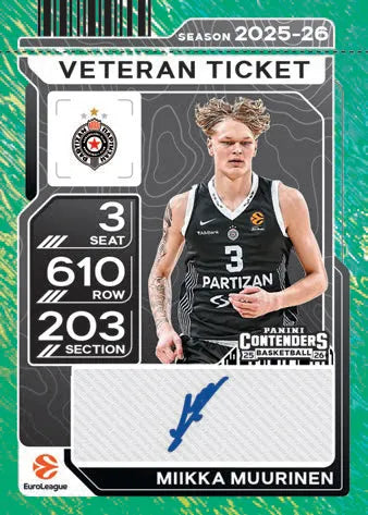 2025-26 Panini EuroLeague Contenders Basketball Mega Box