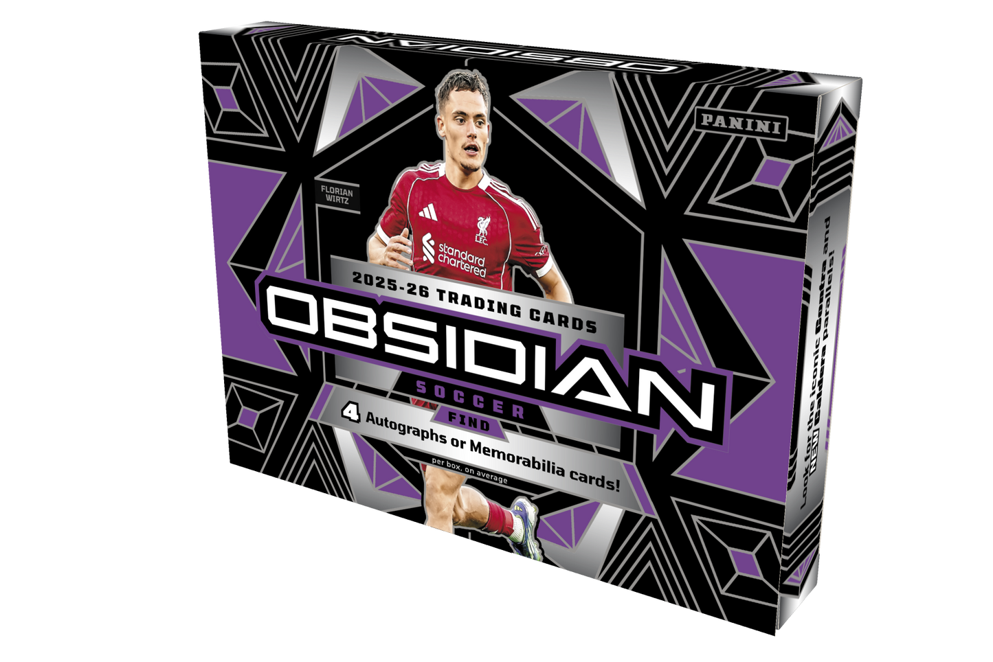 2025-26 Panini Obsidian Soccer Trading Card Box (Hobby)