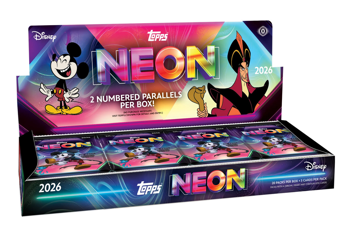 2026 Topps Disney Neon – Hobby Box