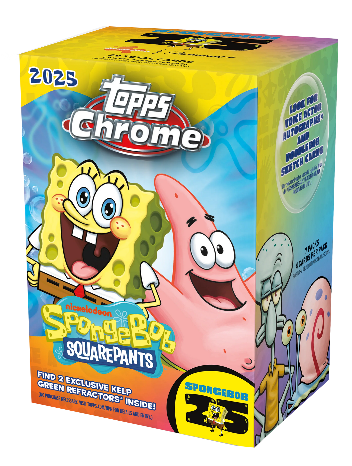 Topps Chrome Spongebob 2025 - Value Box