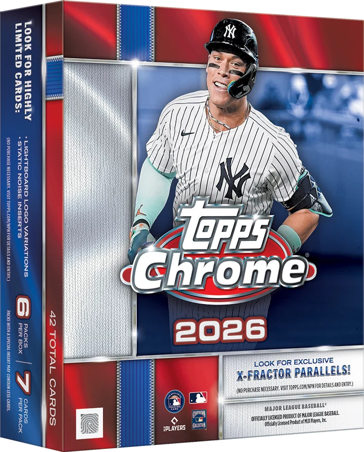2026 Topps Chrome® Baseball - Mega Box