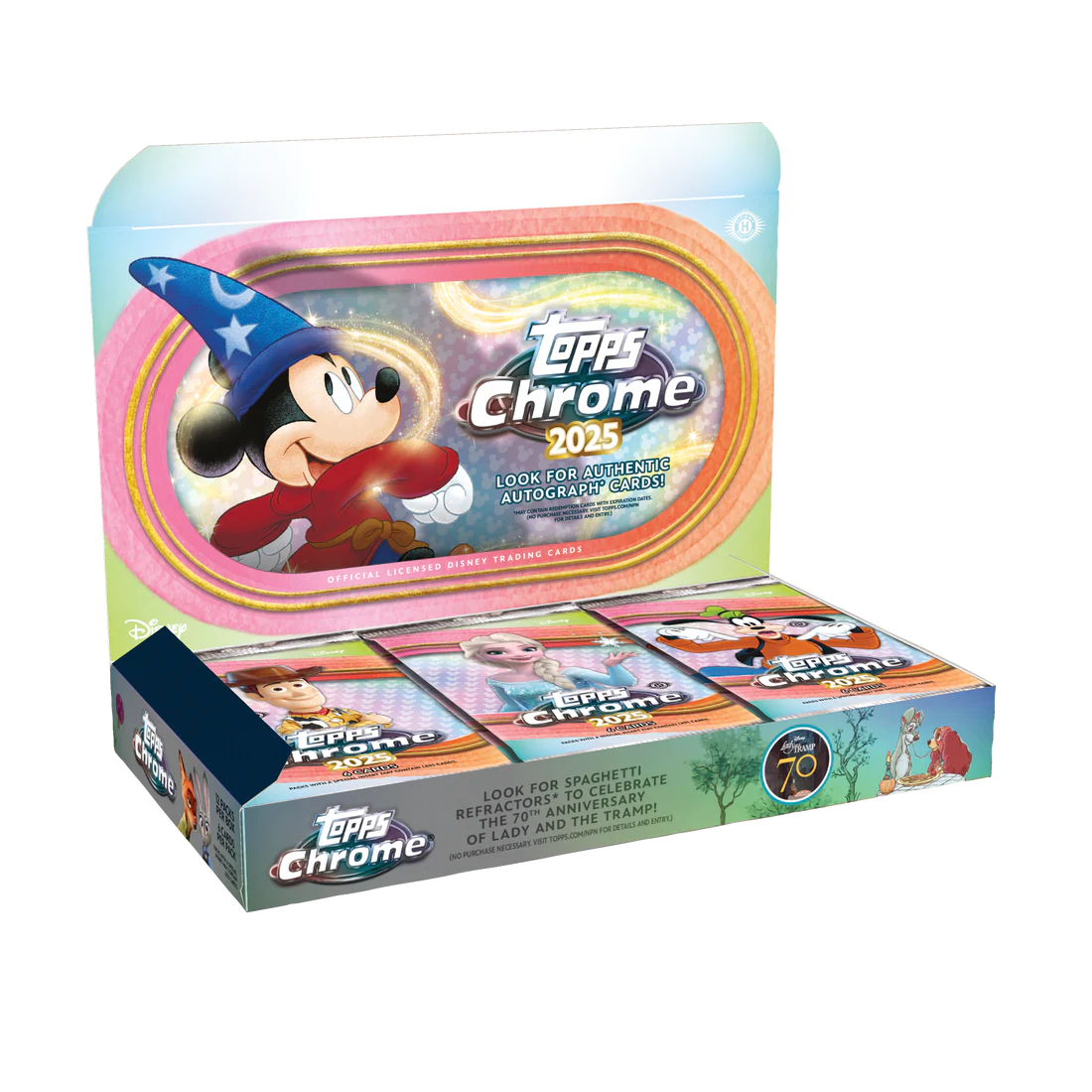 Topps Chrome Disney 2025 - Hobby Box