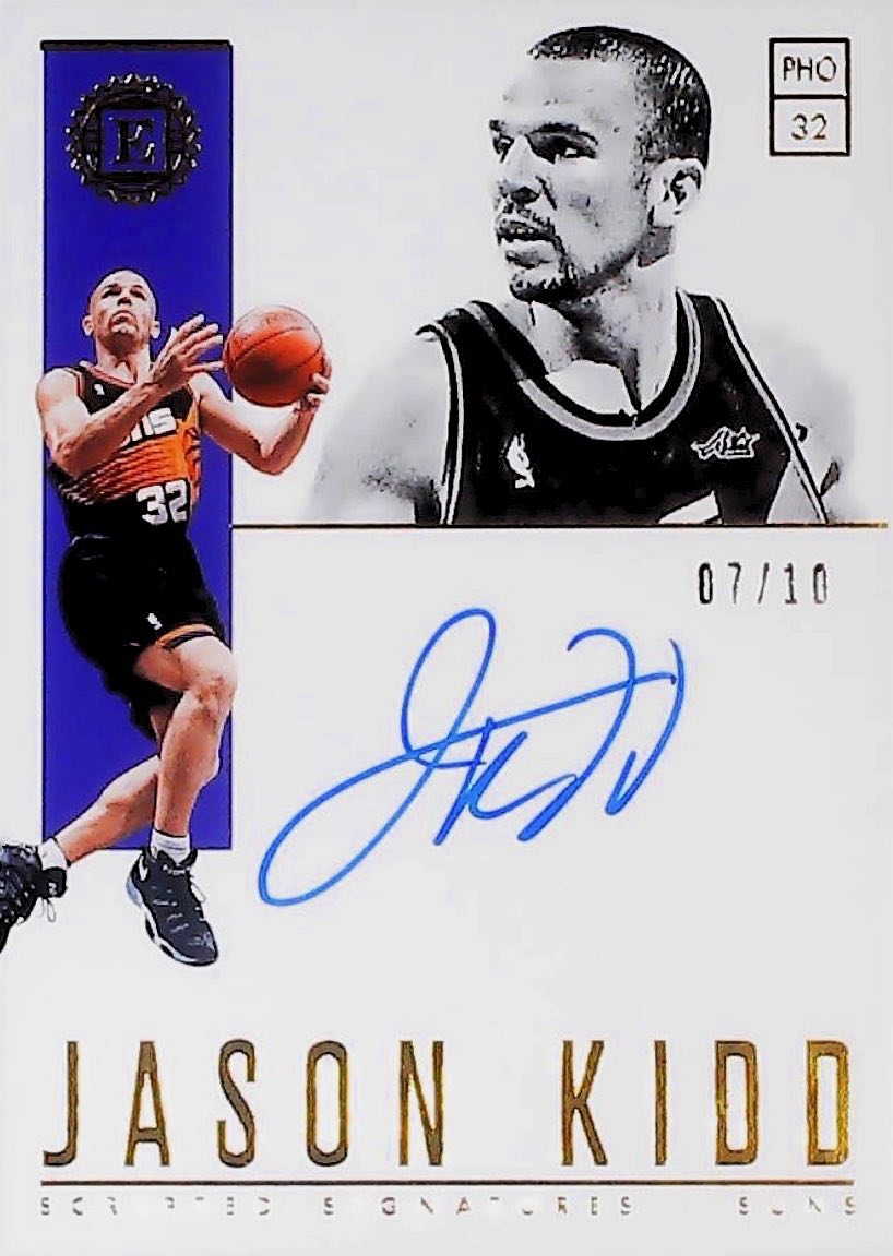 Jason Kidd Scripted Auto On card /10