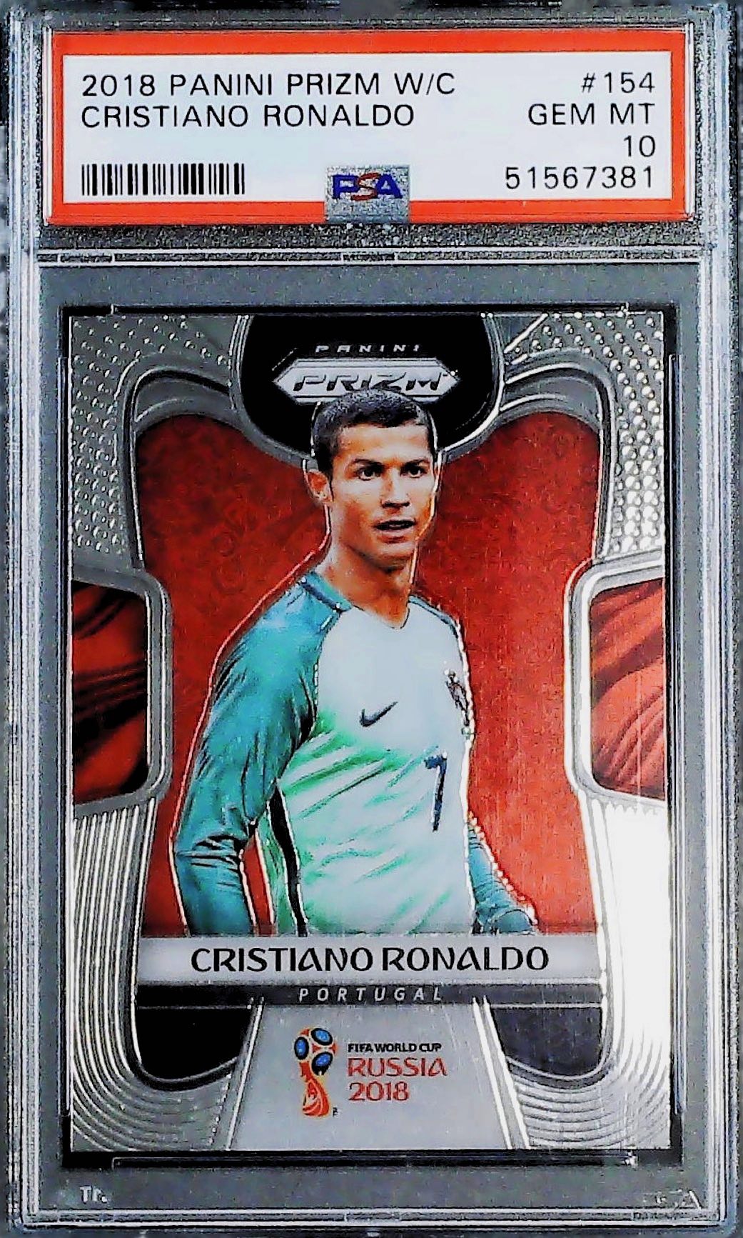 2018 PANINI PRIZM WORLD CUP #154 CRISTIANO RONALDO