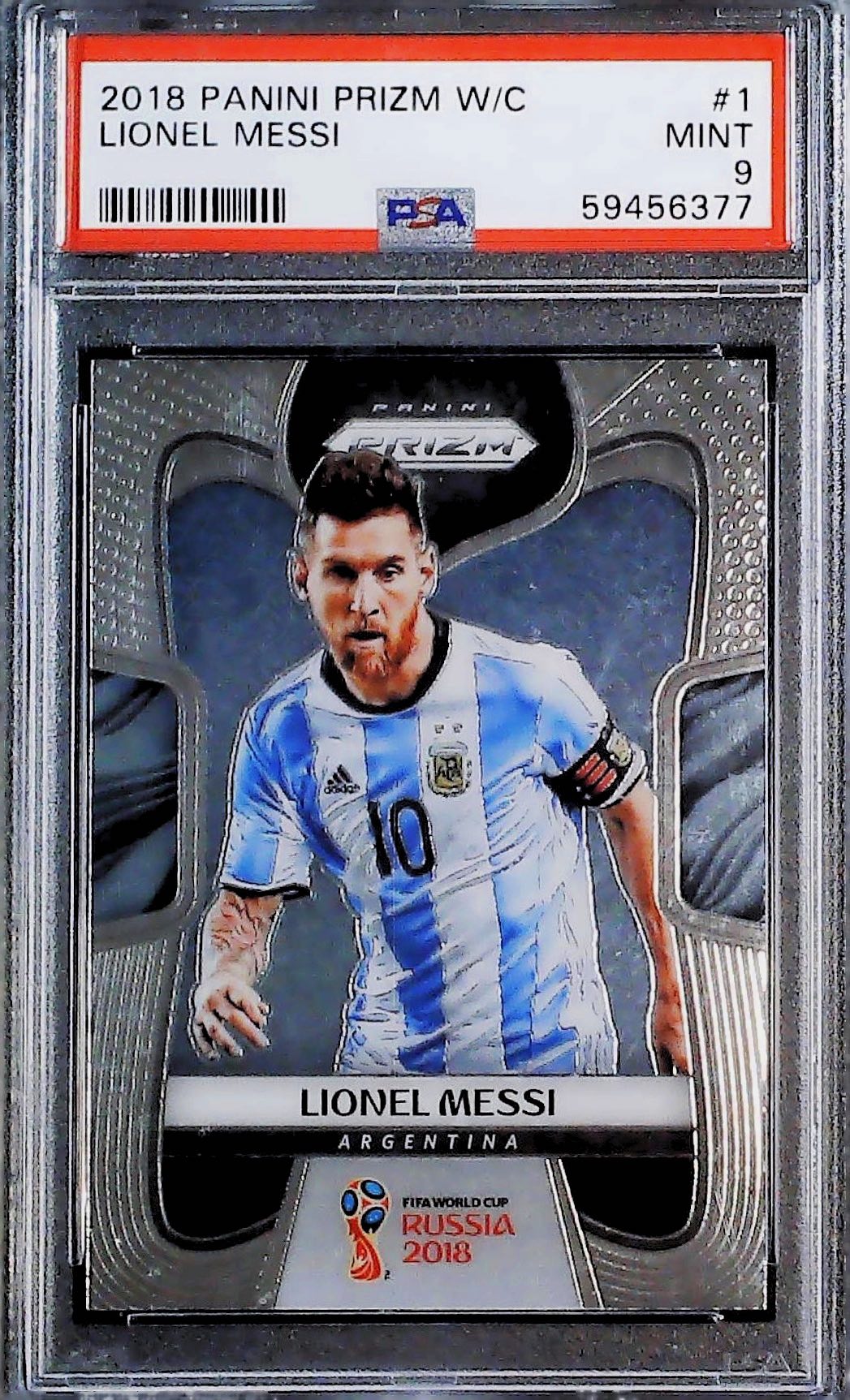 2018 PANINI PRIZM WORLD CUP #1 LIONEL MESSI
