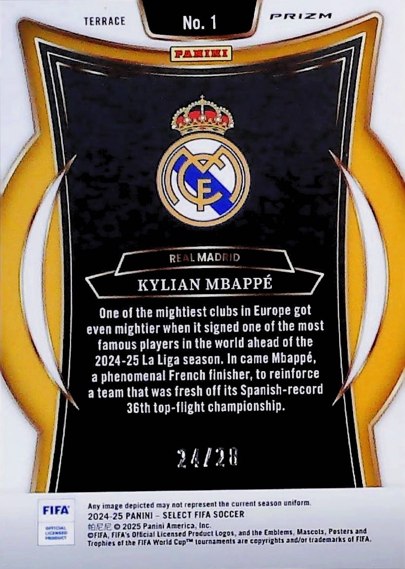 2024-25 KYLIAN MBAPPE DRAGON #1