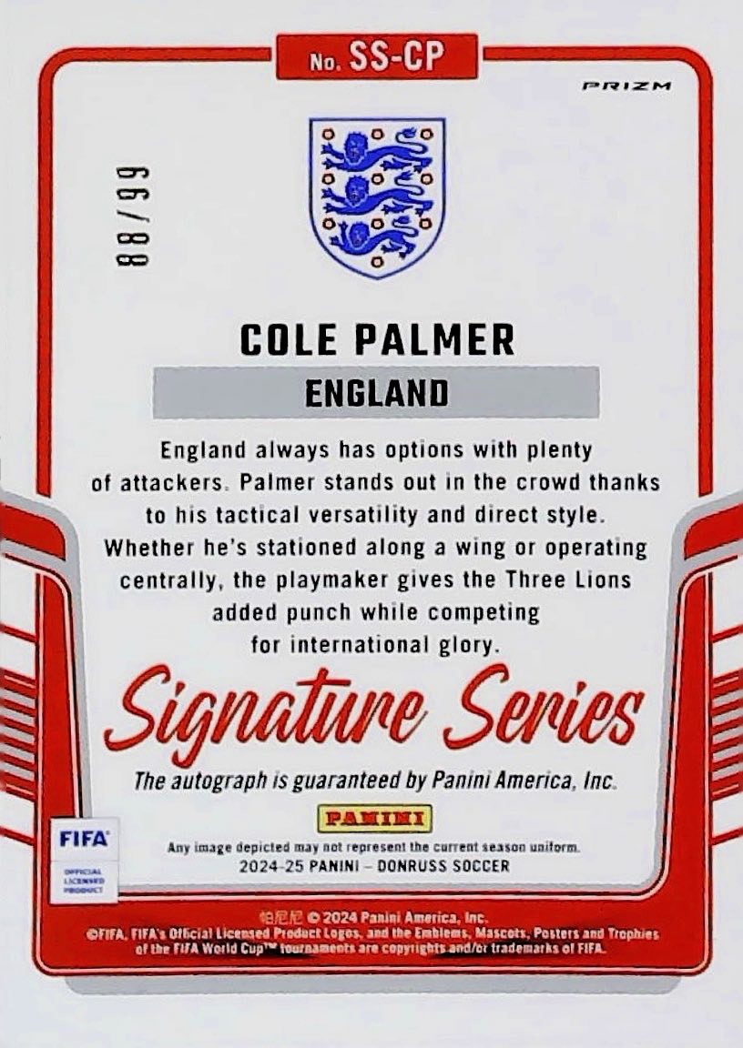 2024-25 COLE PALMER SIGNATURE SERIES #SS-CP