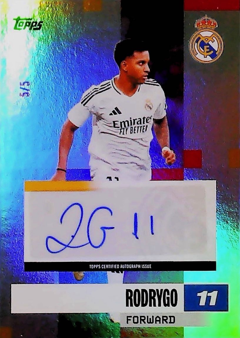 2025 RODRYGO TEAM SET AUTOGRAPH /5 #BA-RD