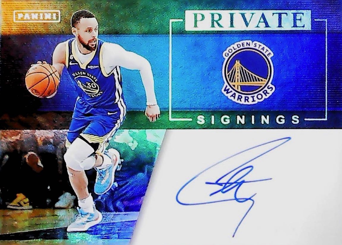 2023-24 PRIVATE SIGNINGS STEPHEN CURRY #PS-CUR