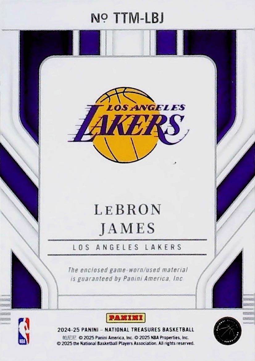 2024-25 TIMELESS TREASURES LEBRON JAMES /24 #TTM-LBJ