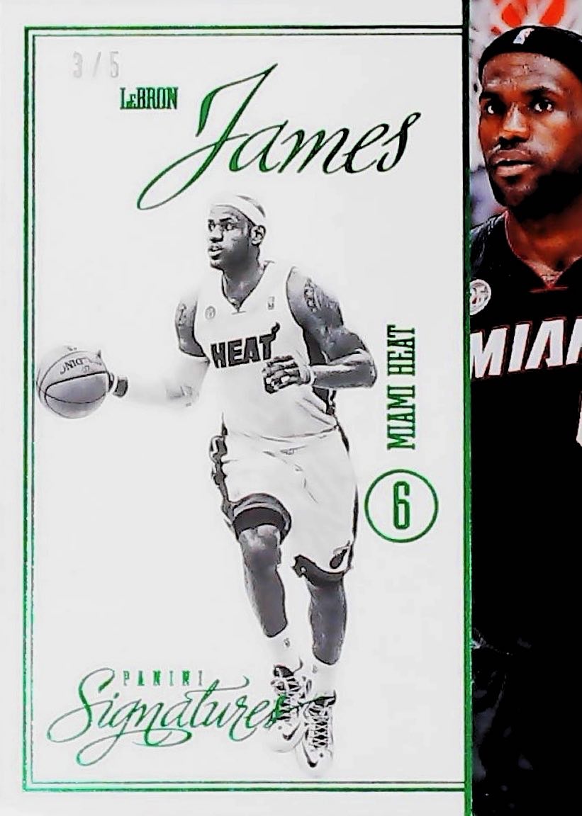 2012-13 LEBRON JAMES SIGNATURES /5 #143