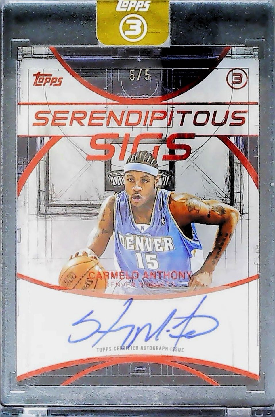 2026 CARMELO ANTHONY SERENDIPITOUS SIGS /5 #SS-CA