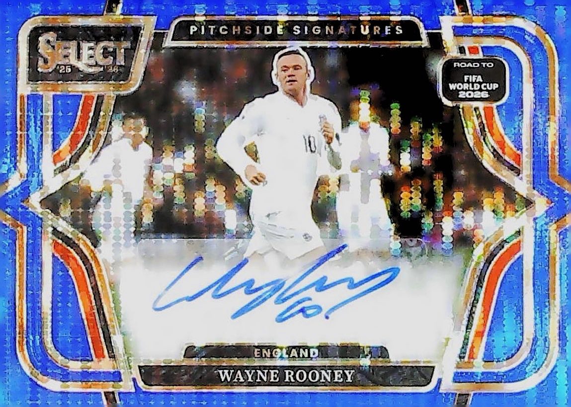2026 PITCHISIDE SIGNATURES WAYNE ROONEY #PS-WR