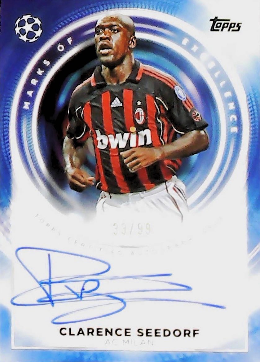 2026 CLARENCE SEEDORF MAKS OF EXCELLENCE /99 #ME-CS1