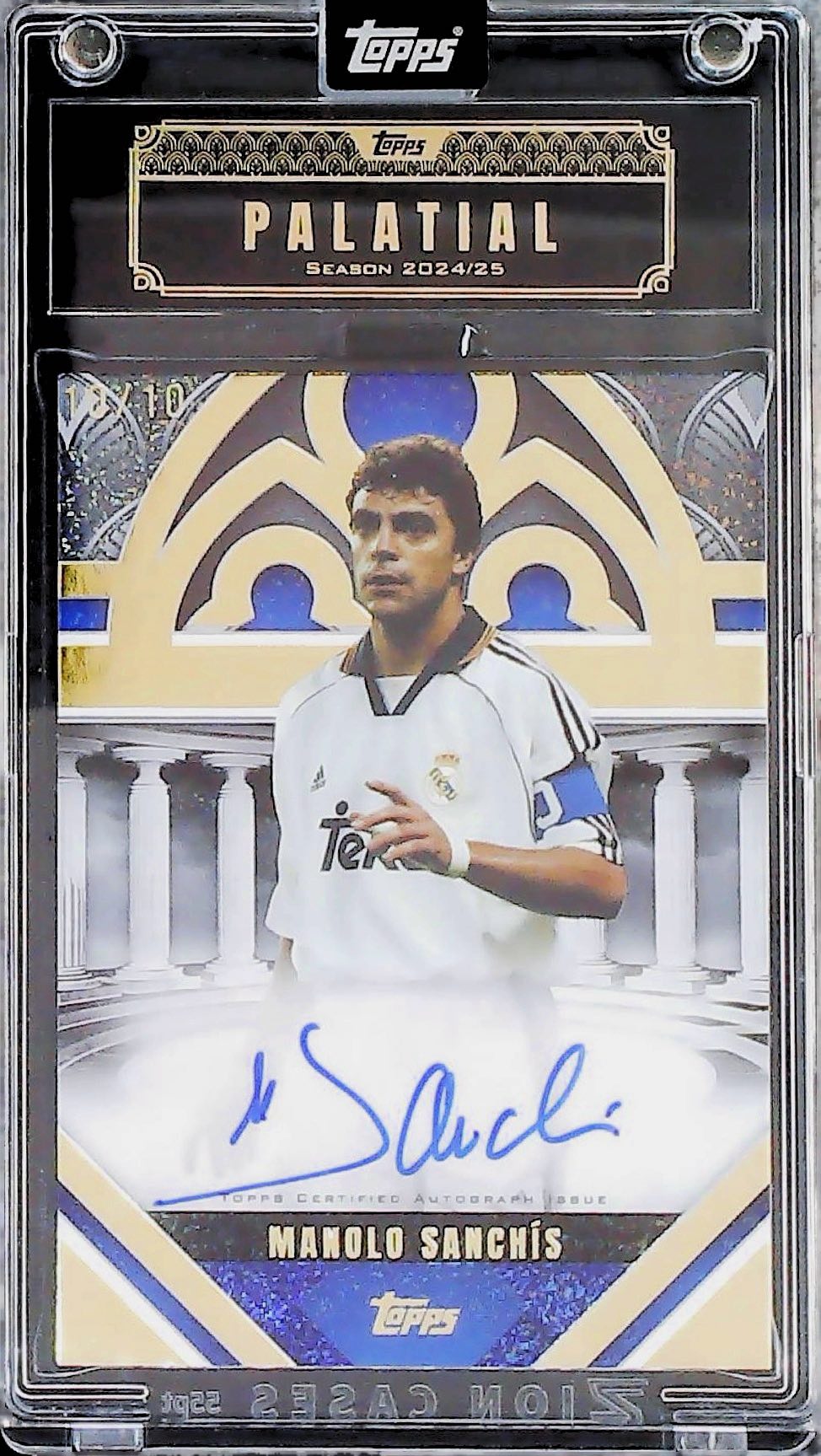 2025 MANOLO SANCHIS PALATIAL AUTOGRAPH /10 #PA-SA