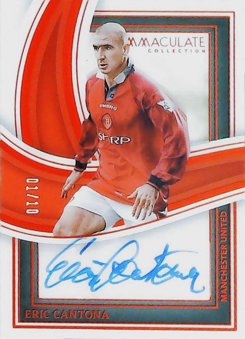 2023-24 ERIC CANTONA IMMACUALTE AUTOGRAPH /10 #SS-EC