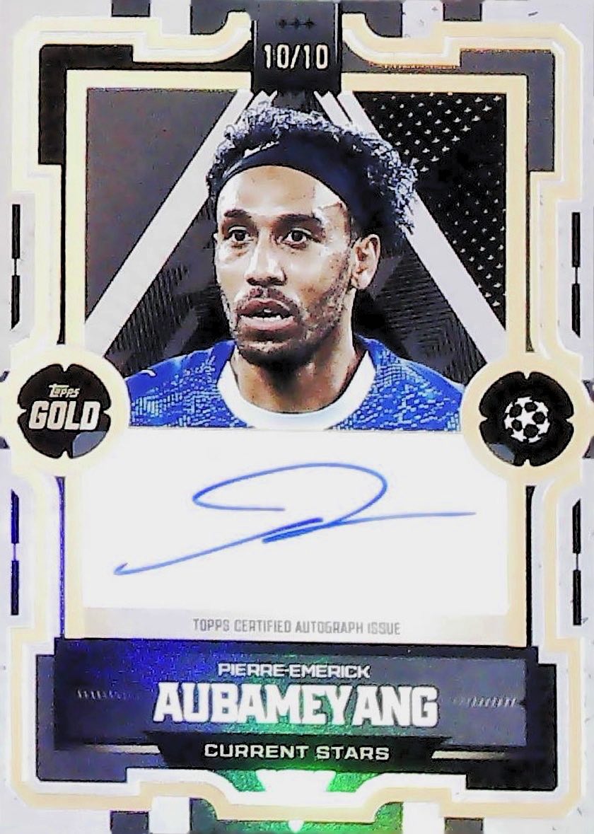 PIERRE-EMERICK AUBAMEYANG /10 TOPPS GOLD