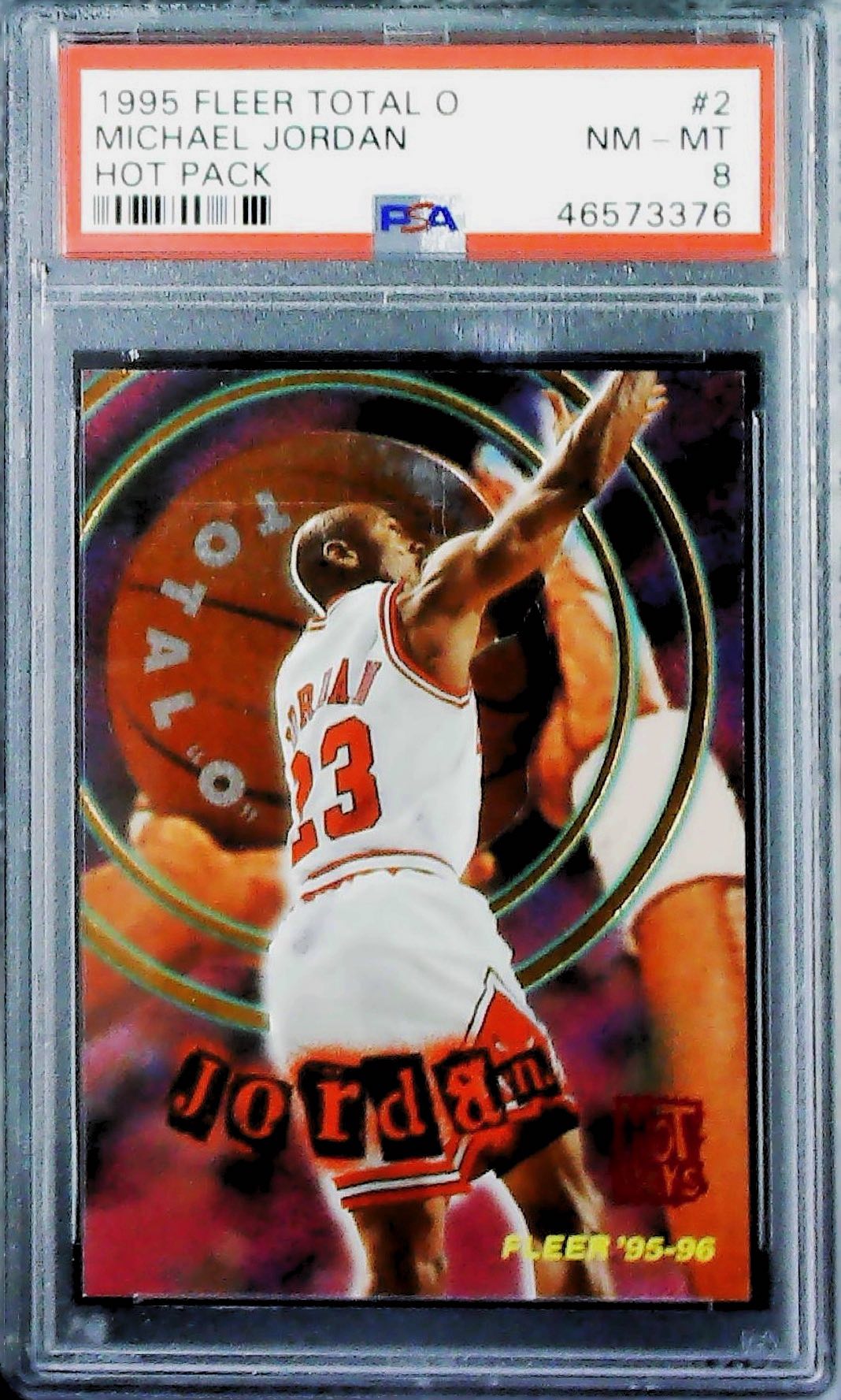 1995 FLEER TOTAL O #2 MICHAEL JORDAN HOT PACKS