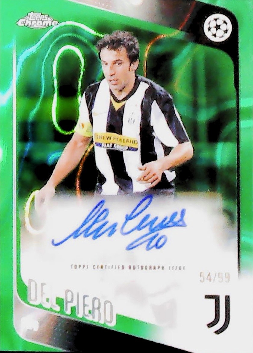 ALESSANDRO DEL PIERO CHROME /99 AUTOGRAPH #CLA-ADP