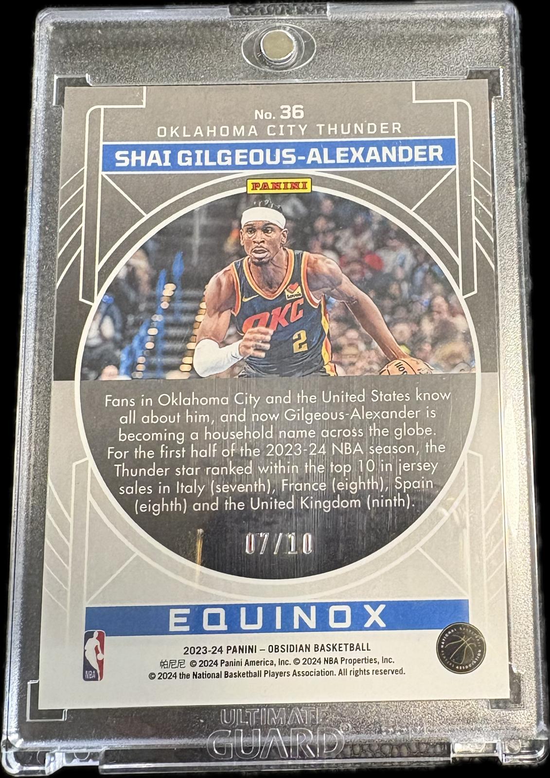 SHAI GILGEOUS-ALEXANDER EQUINOX OBSIDIAN /10