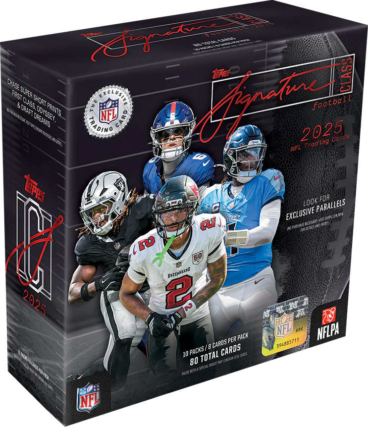2025 Topps Signature Class NFL – Mega Box