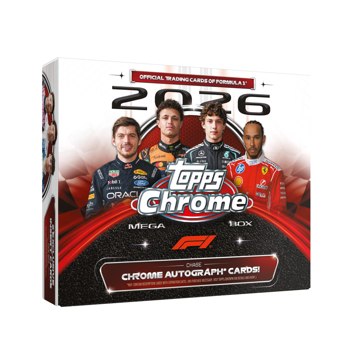 2026 Topps Chrome Formula One F1 – Mega Box