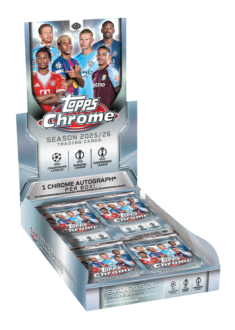 Topps Chrome UEFA Club Competitions 2025-26 Hobby Box