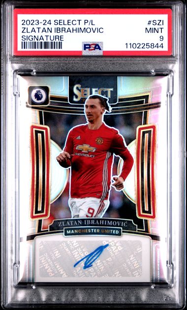 2023-24 PANINI SELECT PREMIER LEAGUE SIGNATURES #SZI ZLATAN IBRAHIMOVIC