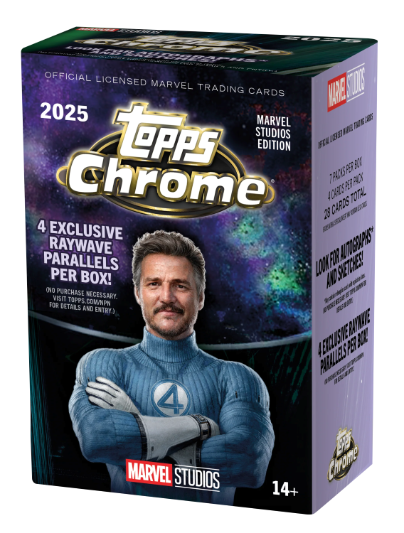 2025 Topps Chrome Marvel Studios Value Box