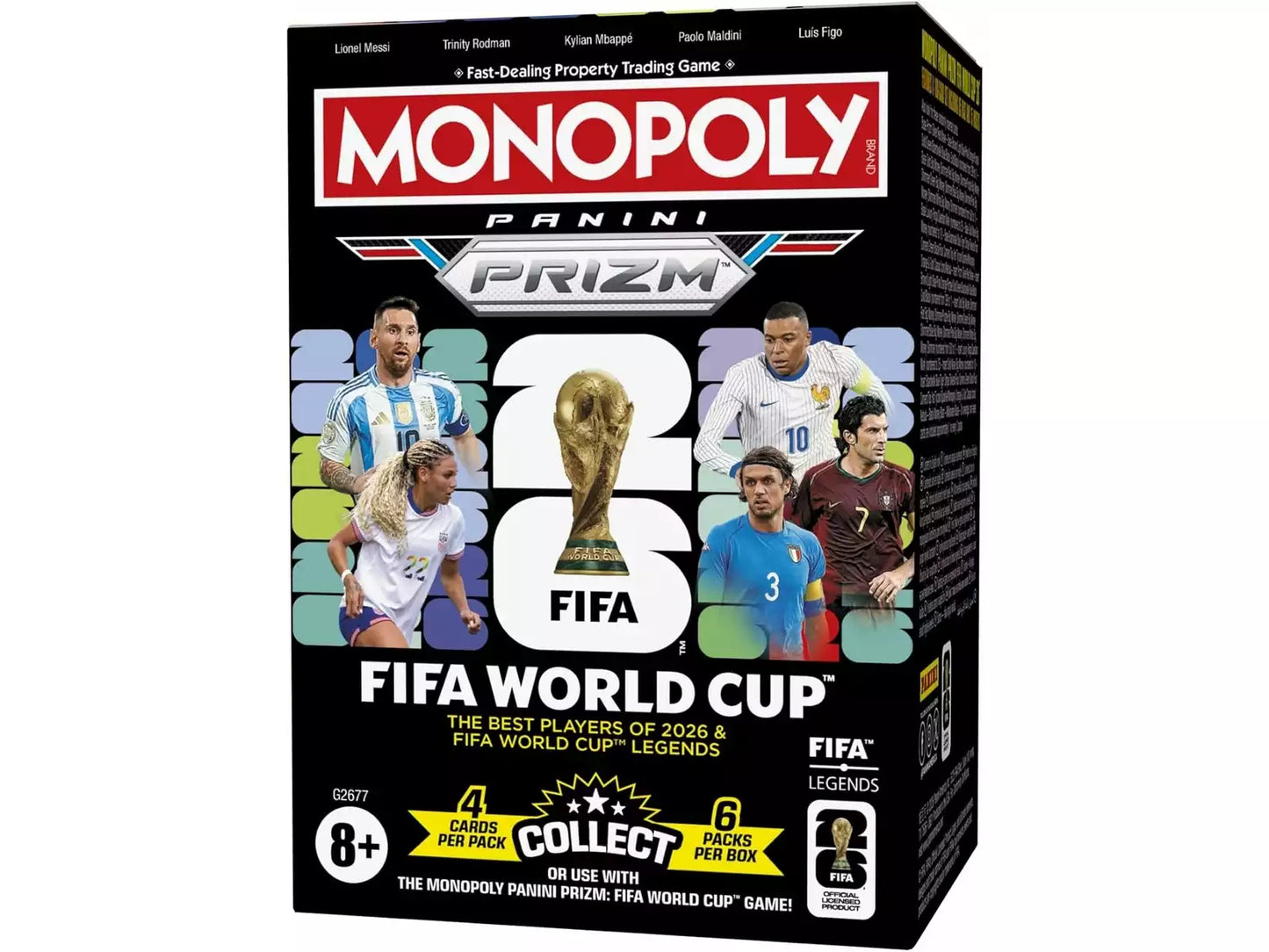 Blaster Box Monopoly Panini Prizm Copa mundial de la FIFA