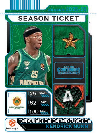2025-26 Panini EuroLeague Contenders Basketball Mega Box