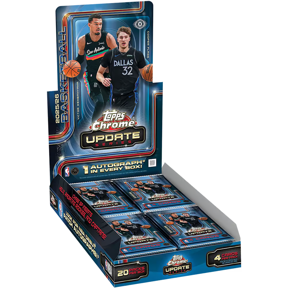 2025-26 Topps Chrome Updates Basketball Hobby Box