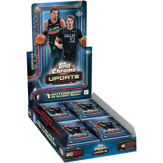 2025-26 Topps Chrome Updates Basketball Hobby Box