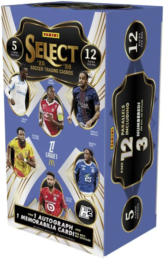 2025-26 Panini Select Ligue 1 – Hobby H2 Box