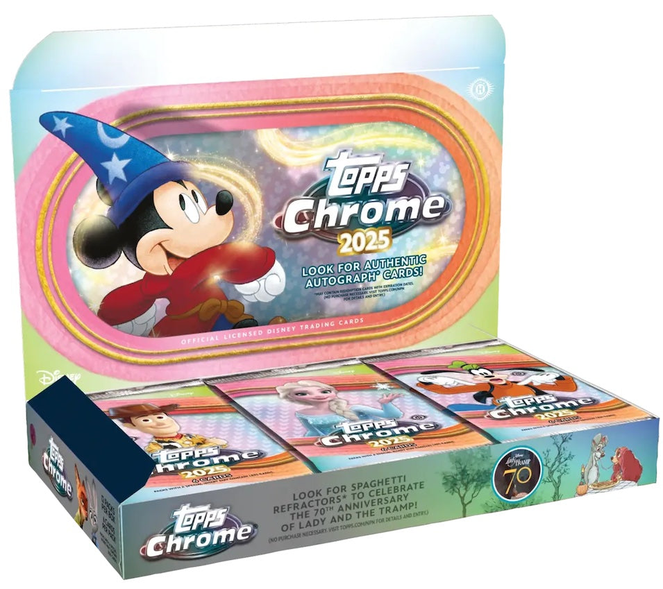 2025 Topps Chrome Disney – Hobby Box