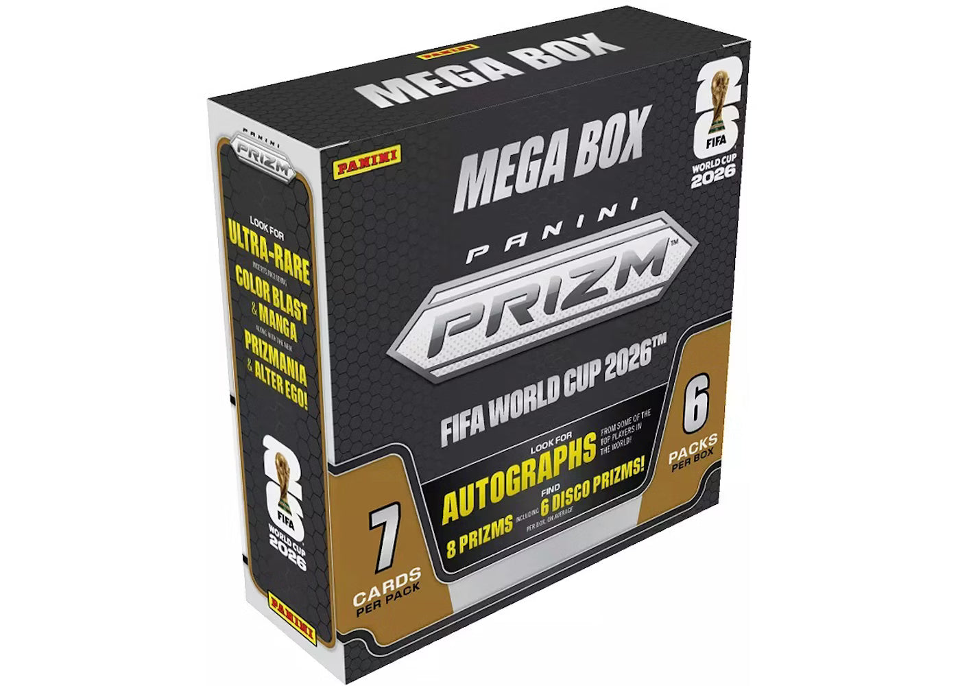 2026 Panini Prizm FIFA World Cup Hobby Mega Box - 2026
