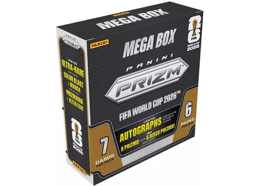 2026 Panini Prizm FIFA World Cup Hobby Mega Box - 2026