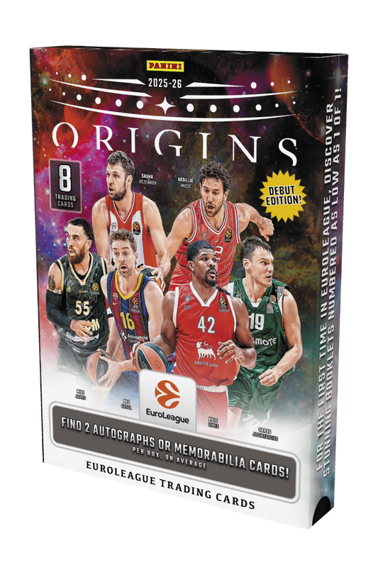 2025-26 Panini Origins Euroleague Trading Card Box