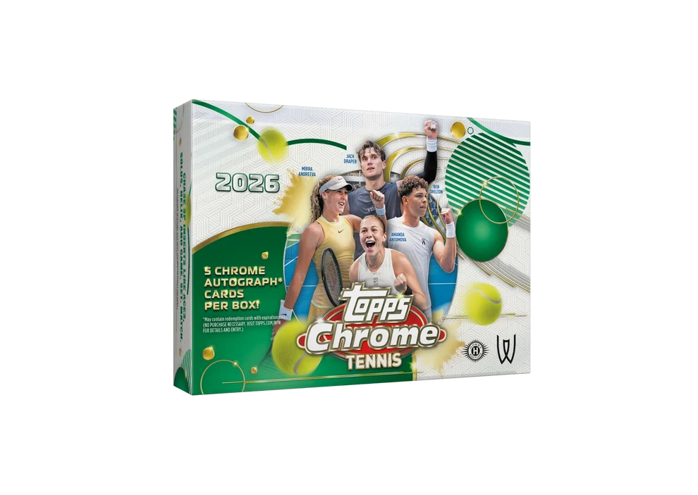 Topps Chrome Tennis 2026 Breaker’s Delight Box Pre-Order