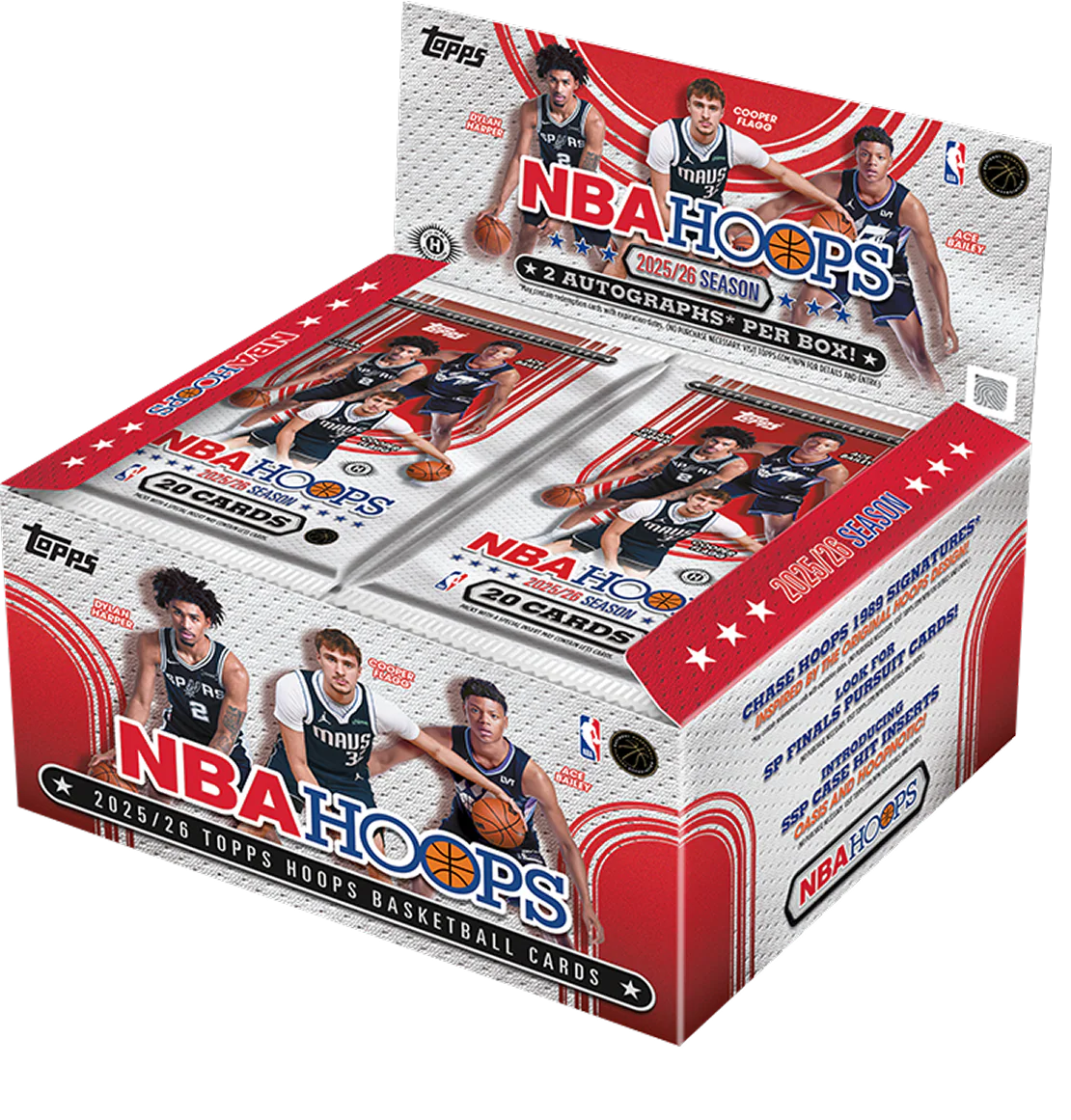 2025/26 Topps NBA Hoops Basketball Hobby Jumbo Box