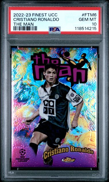 022-23 TOPPS FINEST UEFA CLUB COMPETITIONS THE MAN #FTM6 CRISTIANO RONALDO