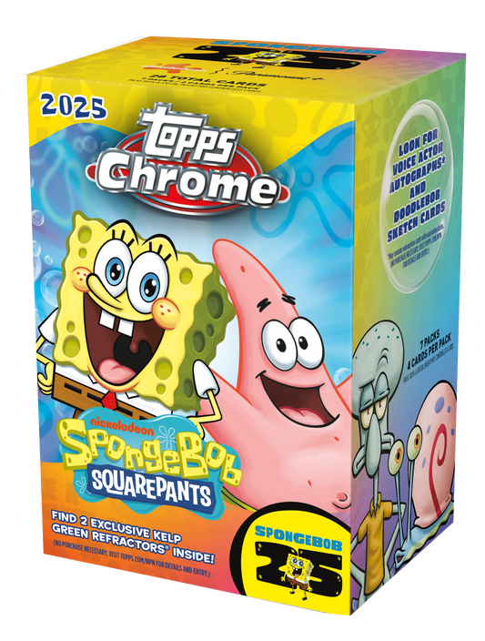Topps Chrome Spongebob 2025 - Value Box