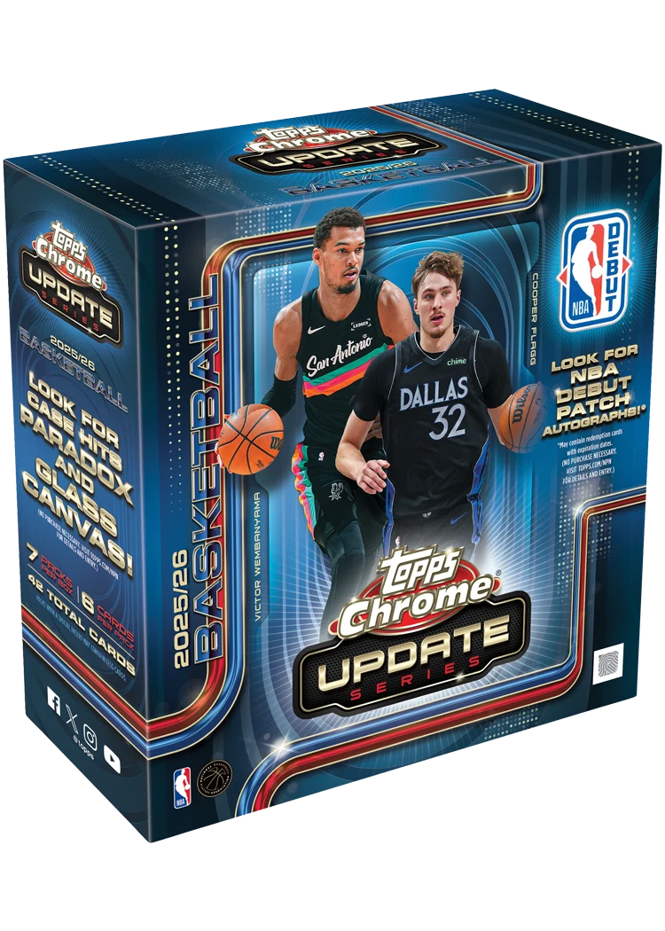 2025-26 Topps Chrome Updates Basketball - Mega Box