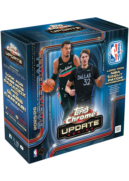 2025-26 Topps Chrome Updates Basketball - Mega Box