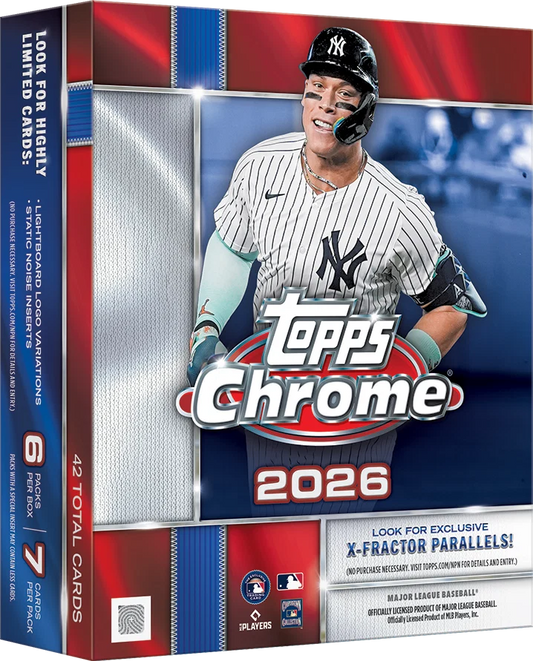 2026 Topps Chrome® Baseball - Mega Box