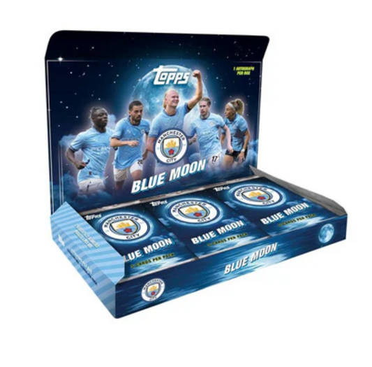 2024-25 Topps Manchester City Blue Moon Hobby Box
