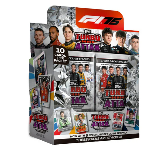 Topps F1 Turbo Attax 2025 Trading Cards - Caja de 24 sobres