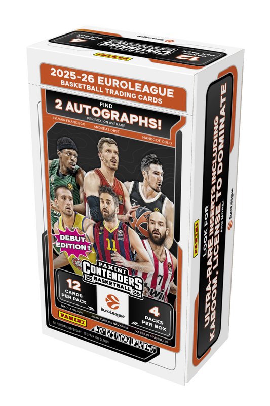2025/26 Panini Contenders EuroLeague Basketball Hobby Box
