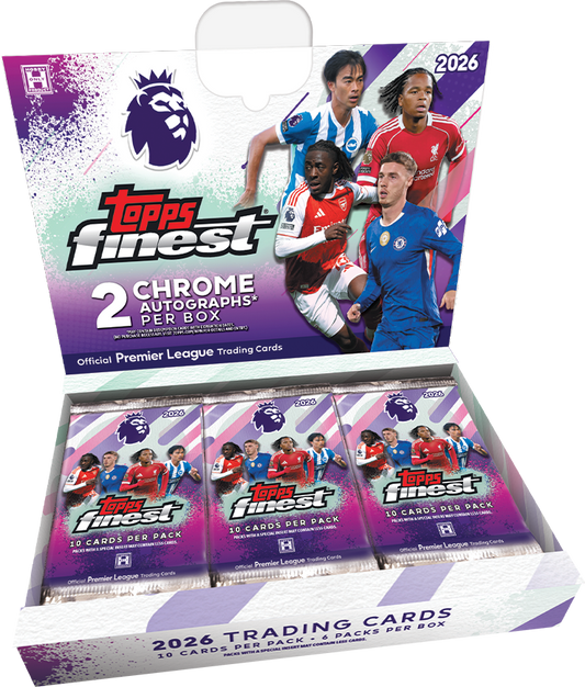 Topps Finest Premier League 2026 – Hobby Box